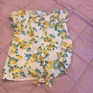 Girls lemon shirt